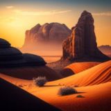 Пустынные пейзажи by ChatGPT