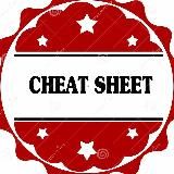 Cheat sheet📝