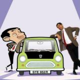 Mr.bean's cartoons and comedias.