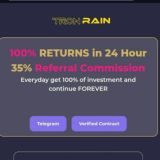 ‼️TronRain SCAM!