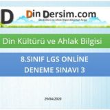 Din Kültürü ve Ahlak Bilgisi Döküman Arşivi (www.dindersim.com)