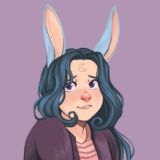 moon rabbit art 🐰