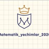 Matematik yechimlar 2020